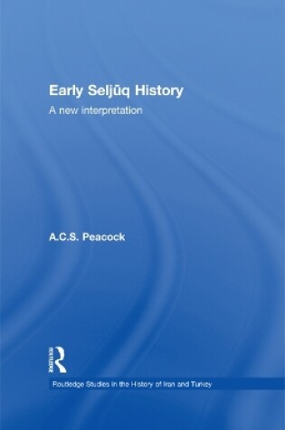 Cover of Early Seljuq History