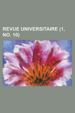 Cover of Revue Universitaire