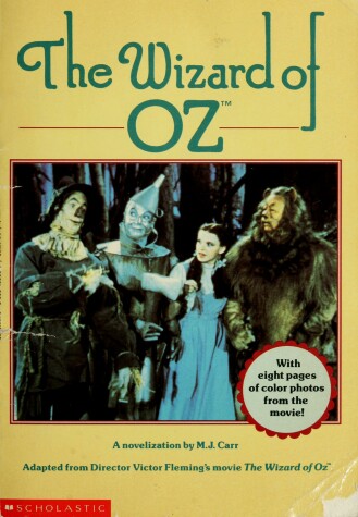 Book cover for The Wizard of Oz