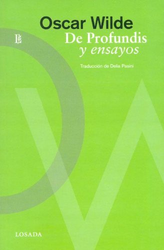 Book cover for de Profundis y Ensayos