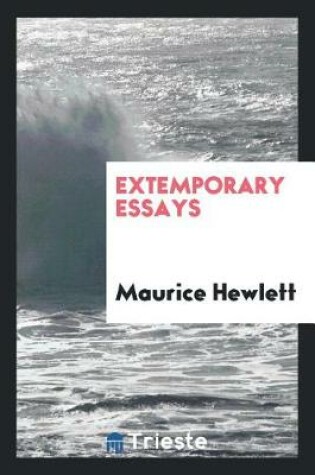 Cover of Extemporary Essays