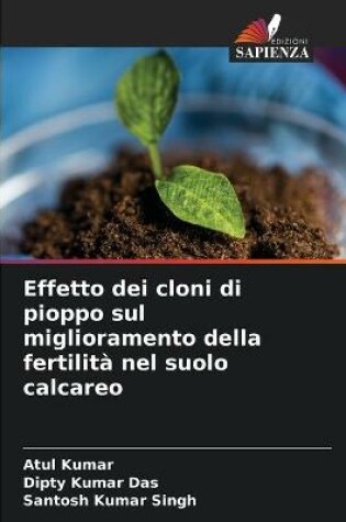 Cover of Effetto dei cloni di pioppo sul miglioramento della fertilita nel suolo calcareo