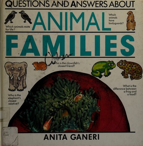 Book cover for Animal Families