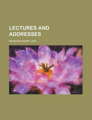 Book cover for Lectures and Addresses