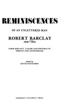 Book cover for Reminiscences of an Unlettered Man