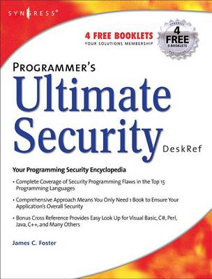 Book cover for Programmer's Ultimate Security Deskref