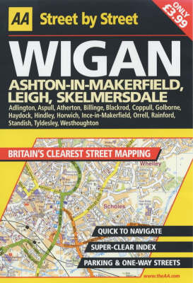 Cover of AA Street by Street Wigan