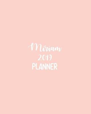 Book cover for Miriam 2019 Planner