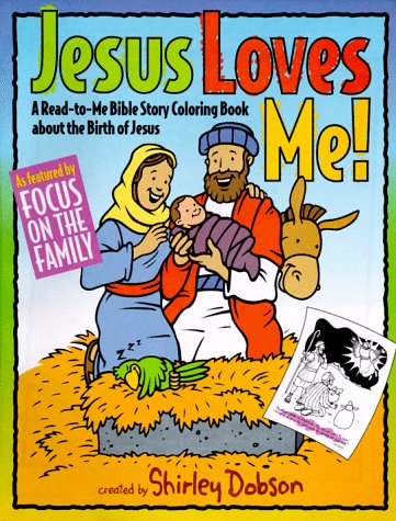 Book cover for Jesus Loves Me Coloring Book