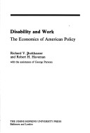 Book cover for Disability and Work