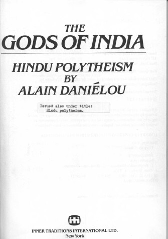 Book cover for Gods of India
