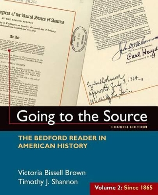 Book cover for Going to the Source, Volume II: Since 1865