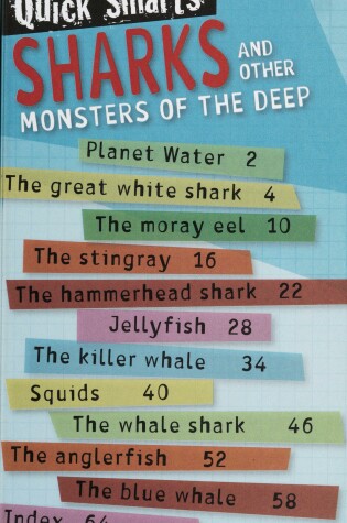 Cover of Quick Smarts: Sharks and Other Monsters of the Deep