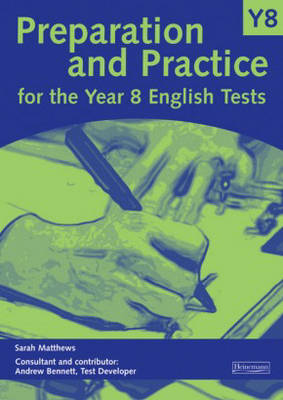 Book cover for Preparation & Practice for the Year 8 English Tests