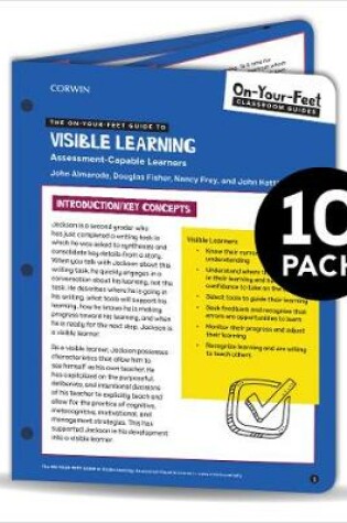 Cover of BUNDLE: Almarode: The On-Your-Feet Guide to Visible Learning: Assessment-Capable Learners: 10 Pack