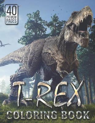 Book cover for T-Rex Coloring Book