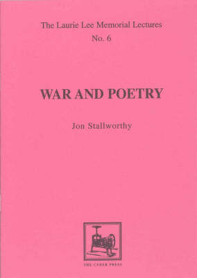 Book cover for War and Poetry
