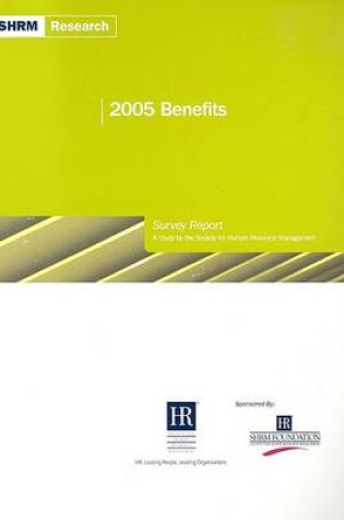 Cover of 2005 Benefits Survey Report