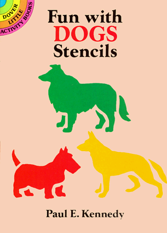 Book cover for Fun with Dogs Stencils