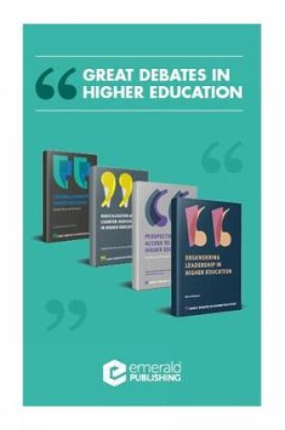 Cover of Great Debates in Higher Education Book Set (2017-2019)