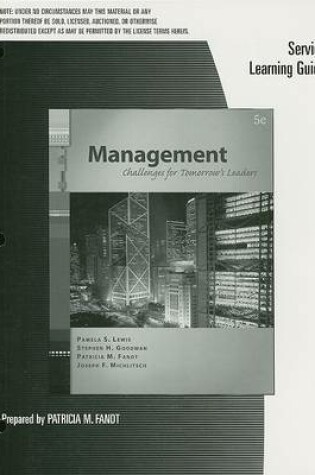 Cover of Management Service Learning Guide