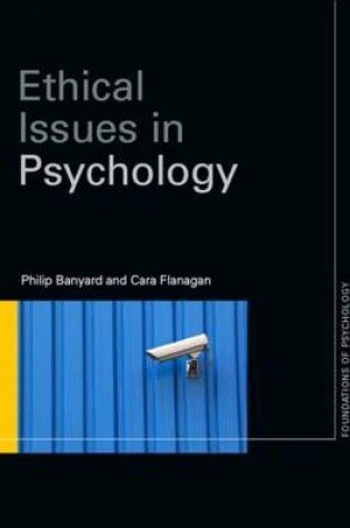 Cover of Ethical Issues in Psychology
