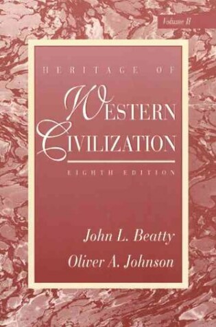 Cover of Heritage of Western Civilization, Vol. II