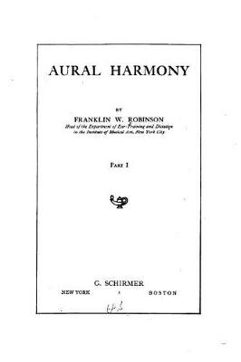 Book cover for Aural harmony