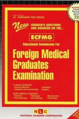 Cover of EDUCATIONAL COMMISSION FOR FOREIGN MEDICAL GRADUATES EXAMINATION (ECFMG)