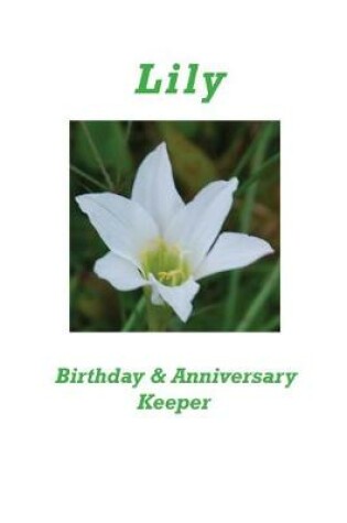 Cover of Lily Birthday & Anniversary Keeper