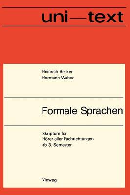 Cover of Formale Sprachen