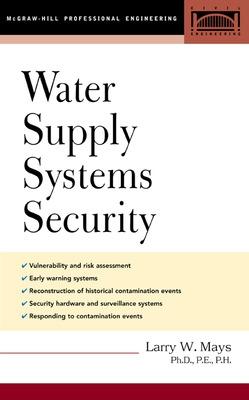 Book cover for Water Supply Systems Security