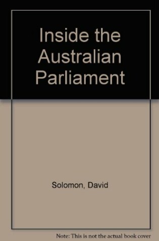 Cover of Inside the Australian Parliament