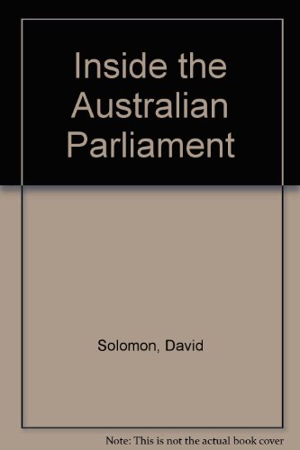 Book cover for Inside the Australian Parliament