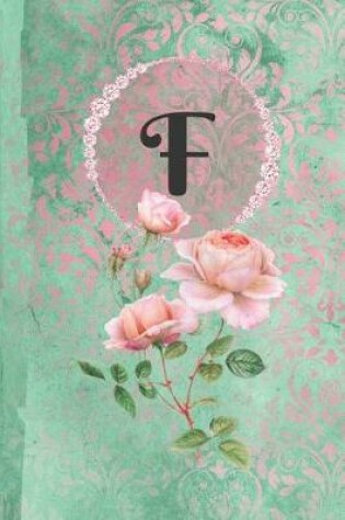 Cover of Personalized Monogrammed Letter F Journal