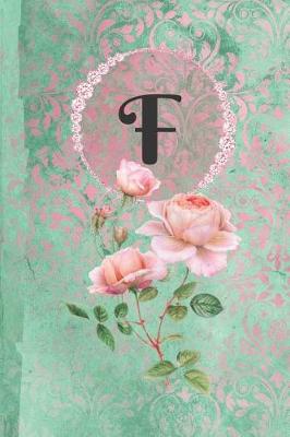 Book cover for Personalized Monogrammed Letter F Journal