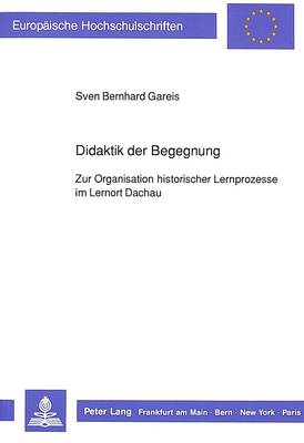 Cover of Didaktik Der Begegnung