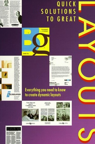 Cover of Quick Solutions to Great Layouts