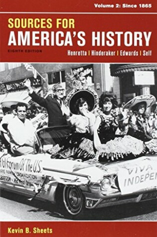 Cover of America's History, Value Edition, Volume 2 8e & Sources for America's History, Volume 2 8e: Since 1865
