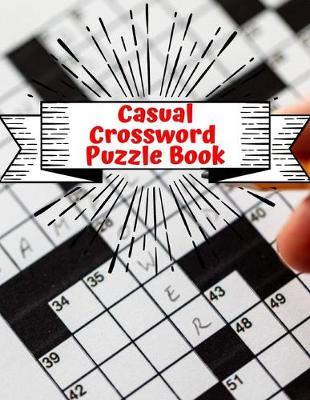 Book cover for Casual Crossword Puzzle Book