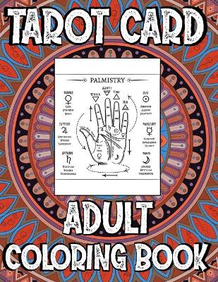 Book cover for Tarot Card Adult Coloring Book