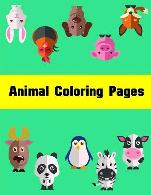 Book cover for Animal Coloring Pages