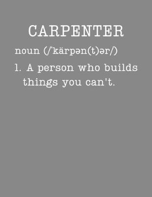 Book cover for Carpenter