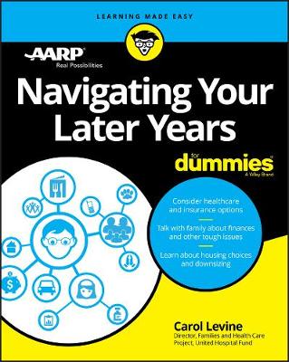 Book cover for Navigating Your Later Years For Dummies