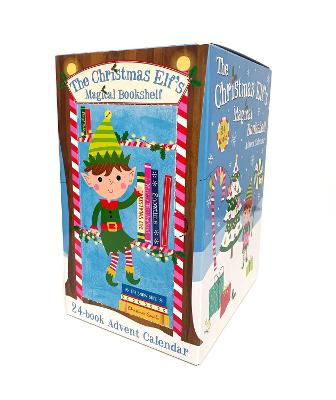 Book cover for The Christmas Elf's Magical Bookshelf Advent Calendar