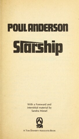 Book cover for Starship