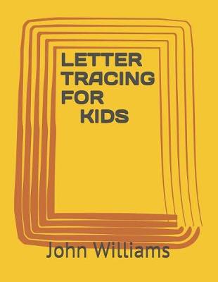 Book cover for Tracing letters for kids
