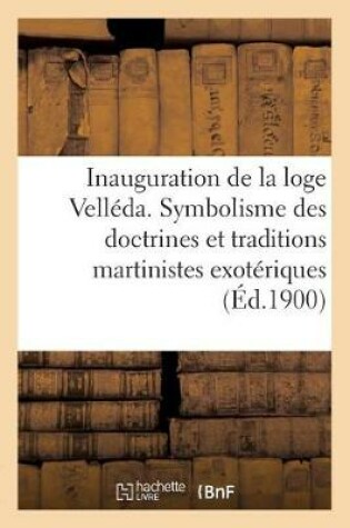 Cover of Inauguration de la Loge Velléda