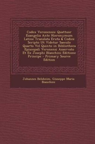 Cover of Codex Veronensis