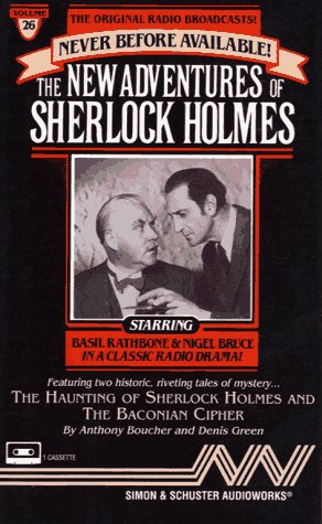 Book cover for New Adventures of Sherlock Holmes Vol. 26; The Haunting of Sherlock Holmes & Bac